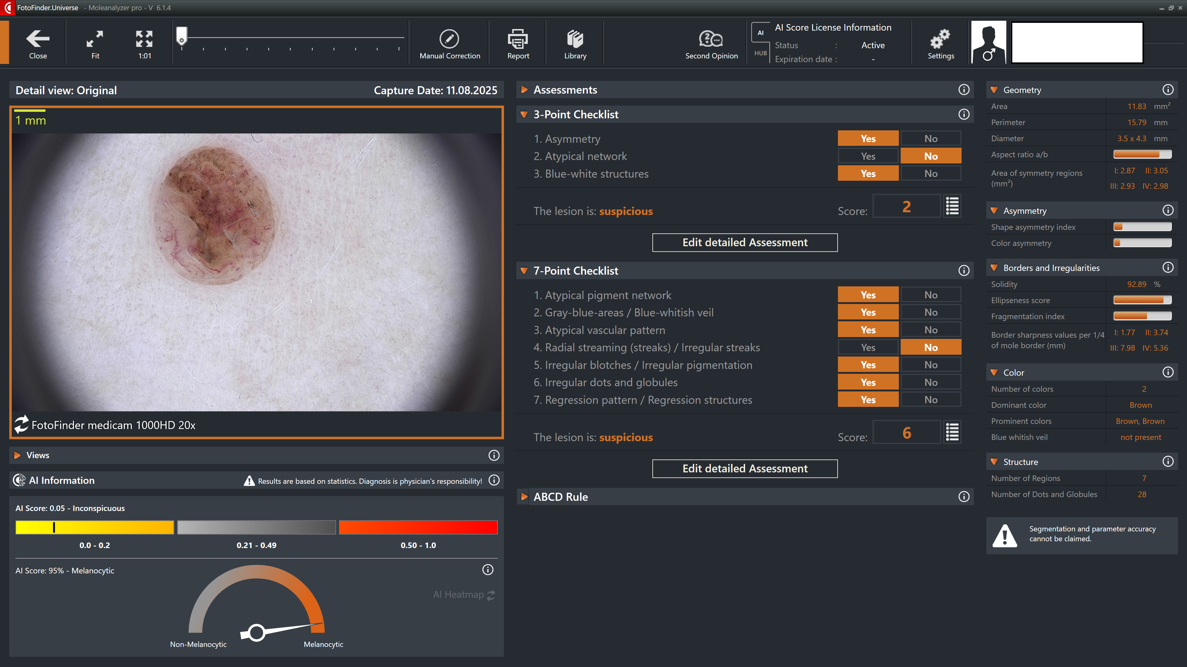 Workflow vyšetrenia – dokumentácia